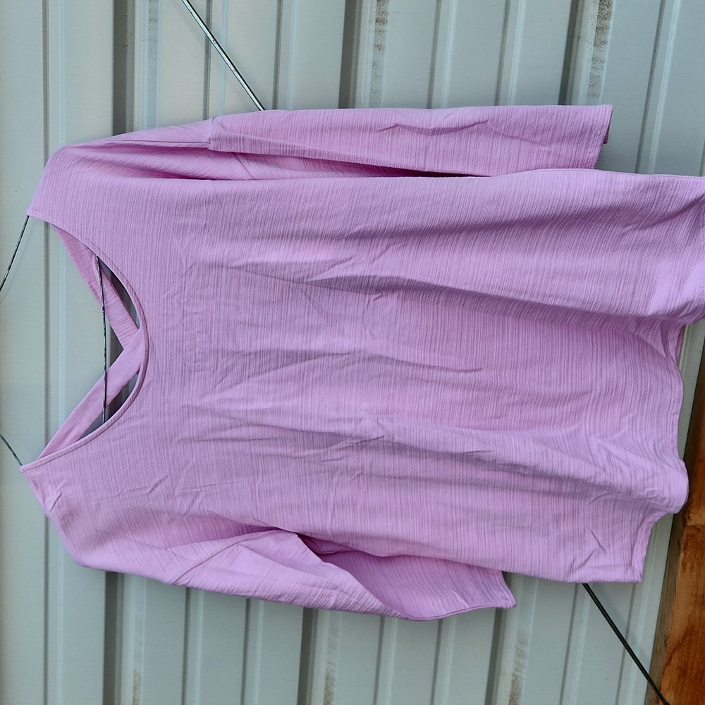 3/4 sleeve lilac top